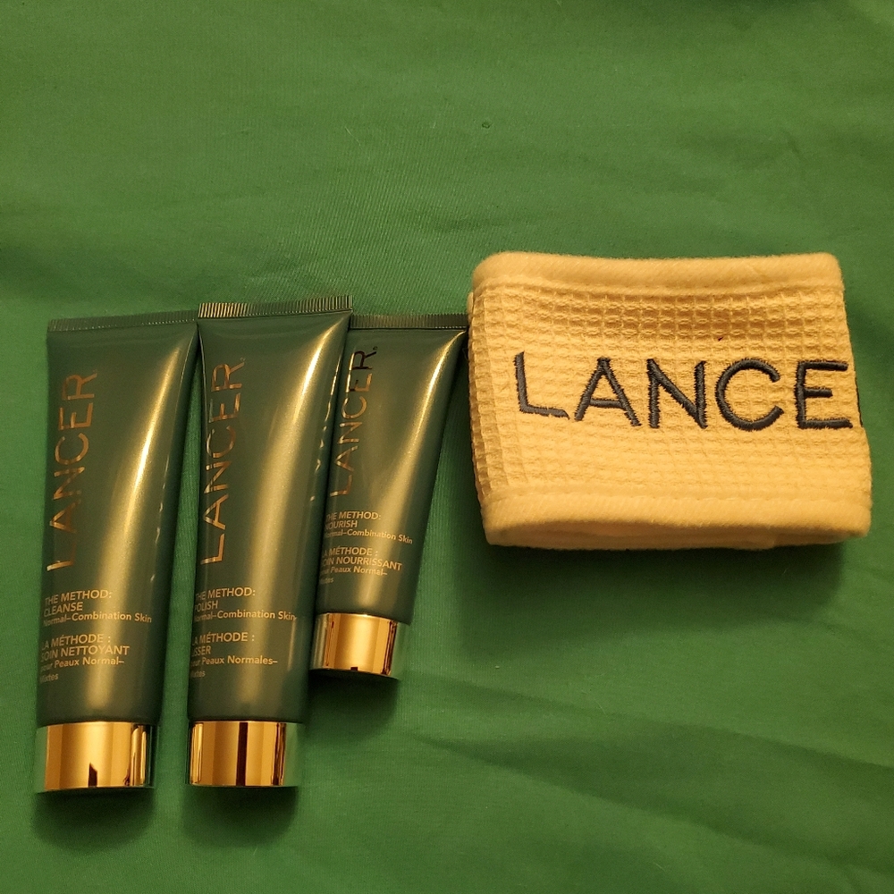 NWOT The Lancer MethodSkincare Set with Headband - Normal-Combination Skin